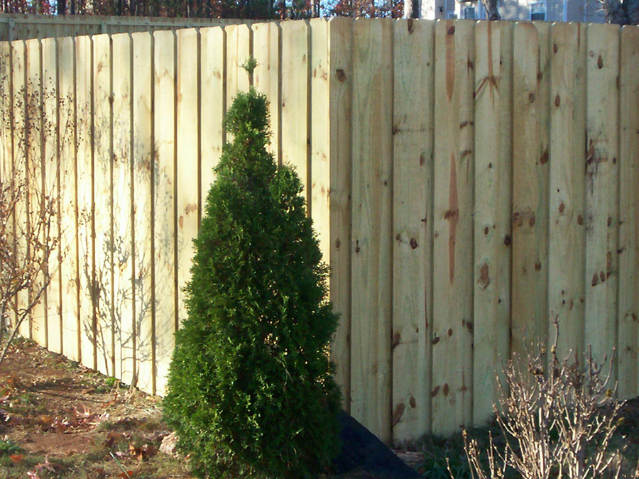Residential Wood Privacy Fence Lithia Springs, Ga